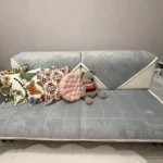 Kaymaz Kadife Peluş Koltuk Örtüsü