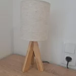Ahşap Tripod Masa Lambası