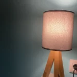 Ahşap Tripod Masa Lambası