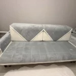 Kaymaz Kadife Peluş Koltuk Örtüsü