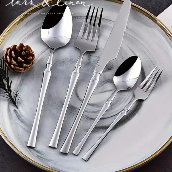 30/40 Parça Paslanmaz Çelik Elegant Yemek Takımı